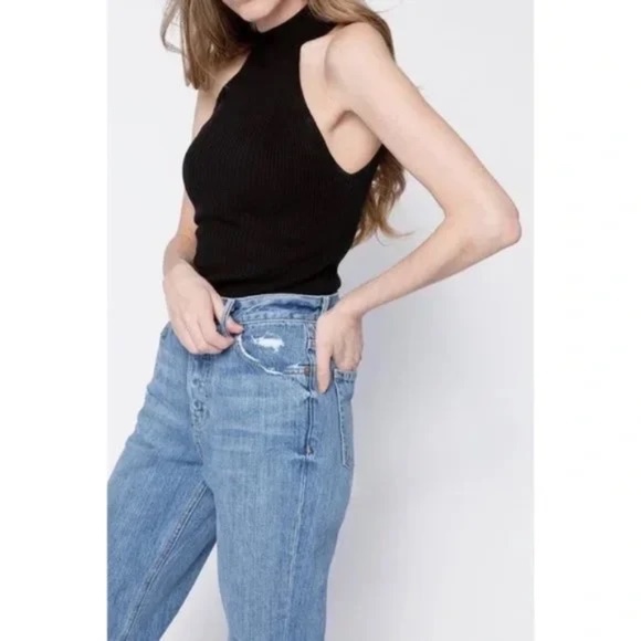 NWT Luxe Halter Sweater - Frame Denim - Largo - Picture 9 of 9